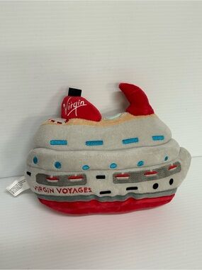 Virgin Voyages Cruise Ship Plush Stuffed Toy Ship Boat Souvenir Plush